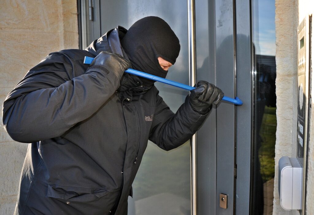 From Cyclones To Crowbars: Real-World Stress Tests That Prove Crimsafe’s Strength 6 Burglar Breaking In